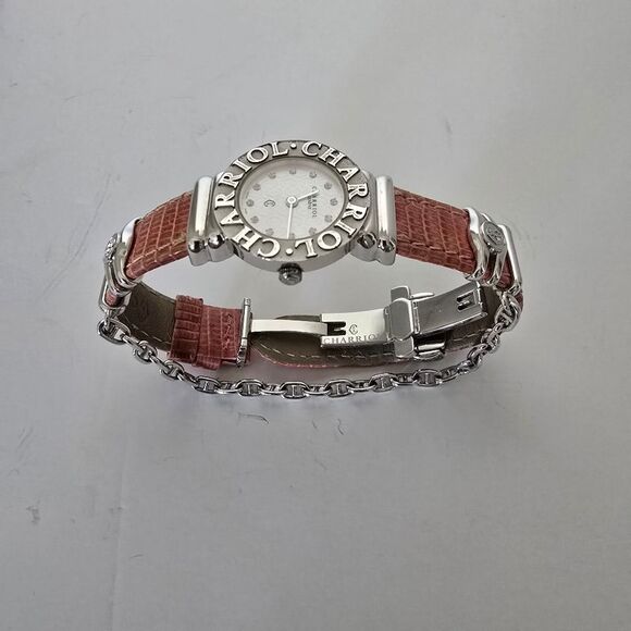 Charriol Saint-Tropez 12P Diamond Sterling Silver Water Resistant Watch main image 8